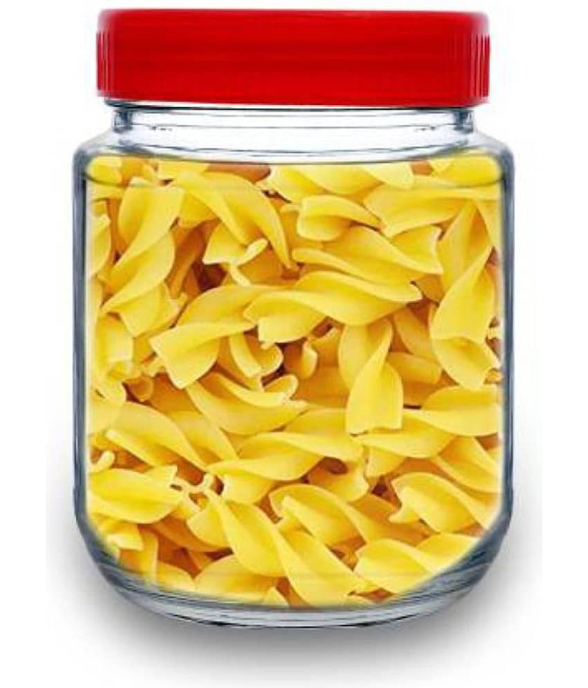 CROCO JAR - Transparent Glass Spice Container ( Pack of 6 ) view 2