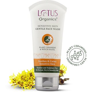 Lotus Organics+ Sensitive Skin Gentle Face Wash (160 G) view 2