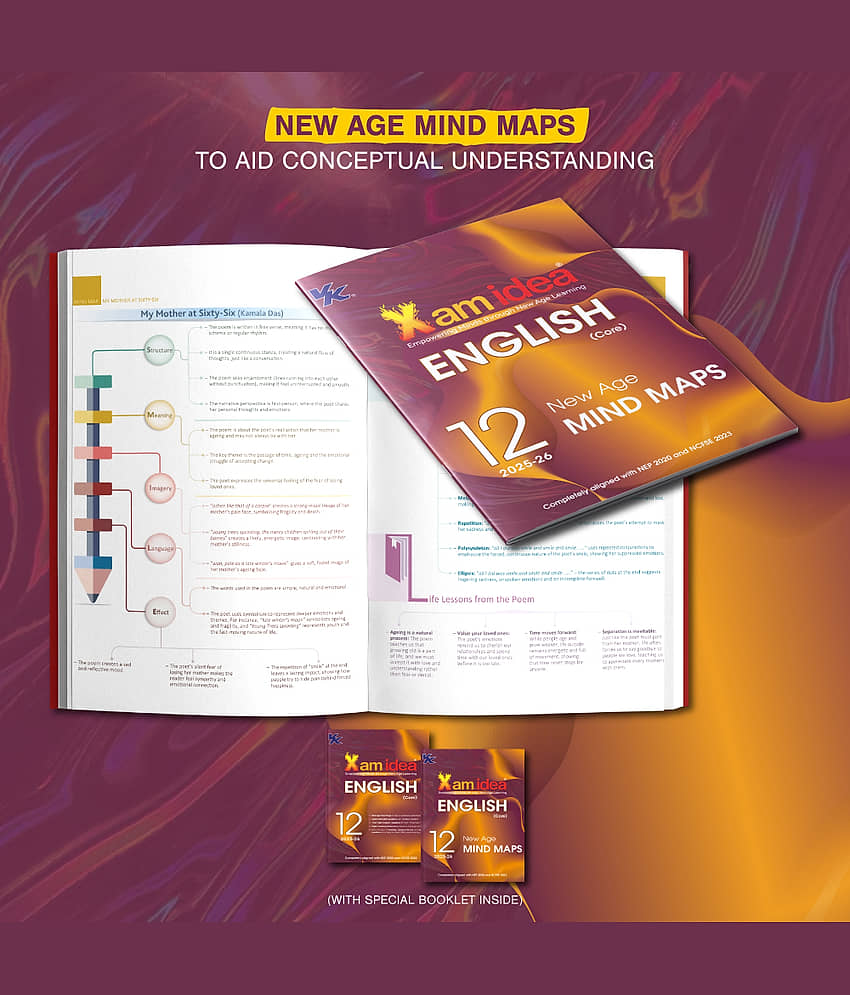 Xam idea Class 12 English (Core) | CBSE 2025–26 Edition | Mind Maps, Solved Papers & Digital Learning Tools view 2