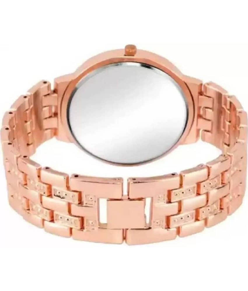 Viser Rose Gold Metal Analog Womens Watch view 2