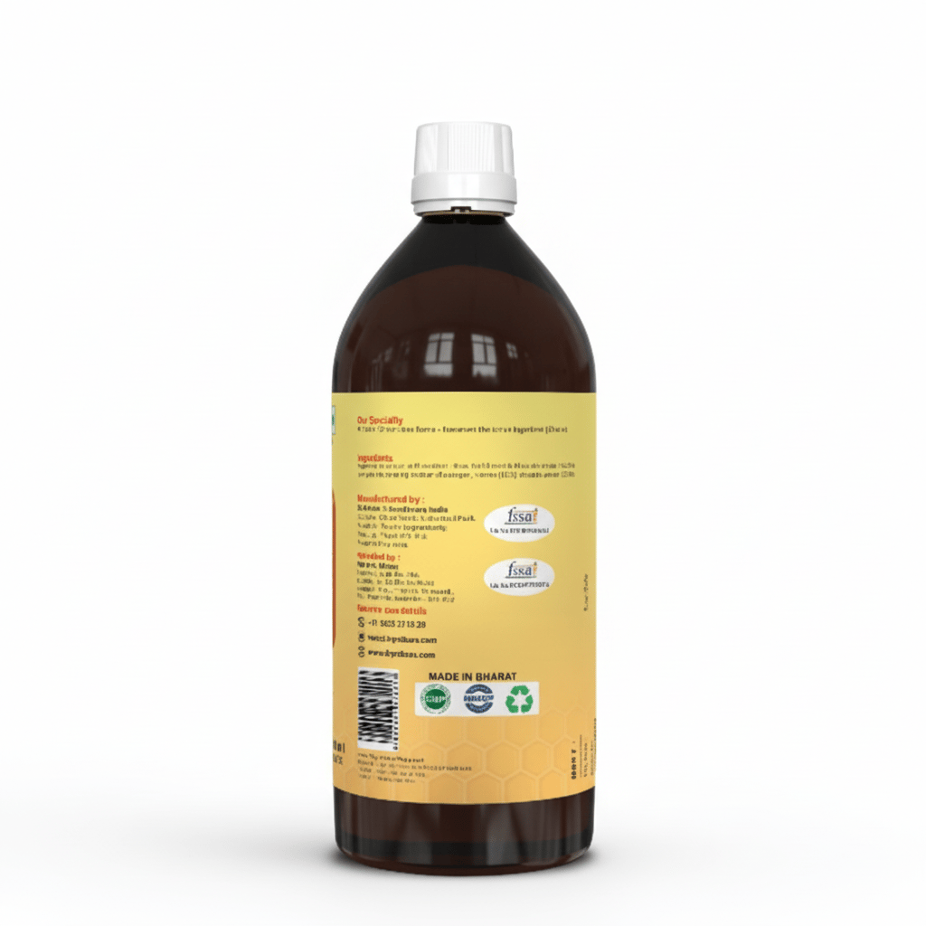 Dr. Patkar's Apple Cider Vinegar With Honey | Unfiltered & Undiluted | Suitable for Weight loss with Improved Immunity | Weight management (With Mother) 500ml (Pack of 2) view 2