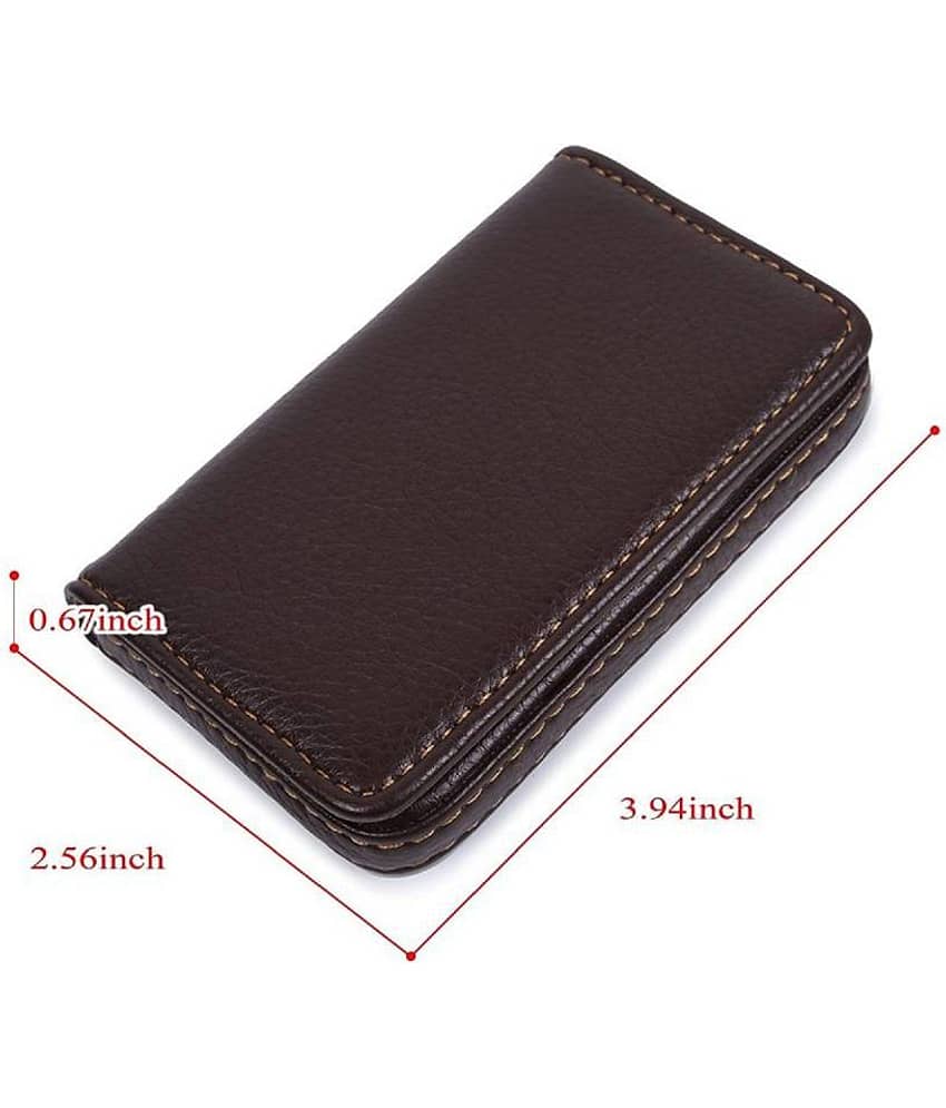Everything Imported Bi-Fold Brown Card Holder view 2