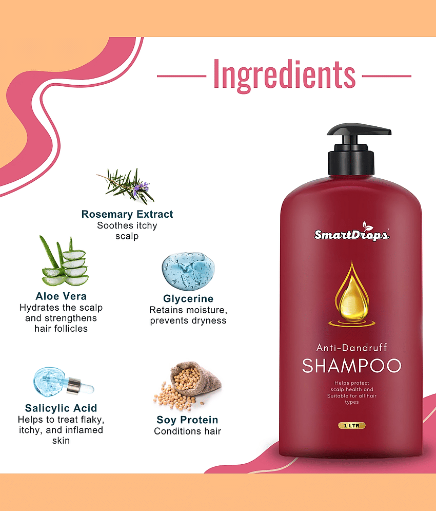 Smartdrops Anti Hair Fall Shampoo 400 ( Pack of 1 ) view 2
