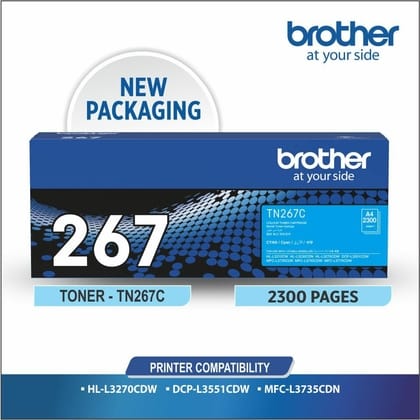 Brother TN 267 Cyan Toner Cartridge view 2