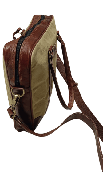 Ganpati Enterprise Handmade Leather Laptop Bag view 2