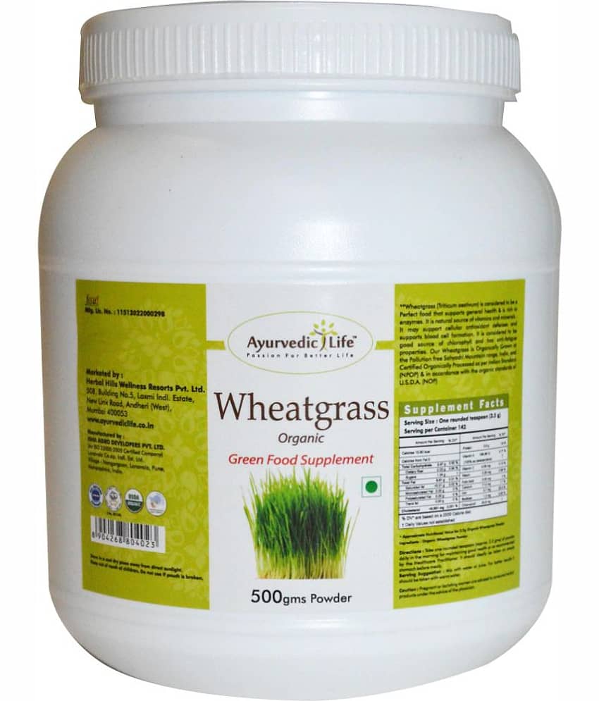 Ayurvedic Life Wheatgrass Powder 500 gm Pack of 2 view 2