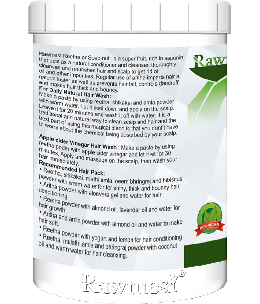 rawmest Reetha Powder Hair Scalp Treatment 100 g view 2