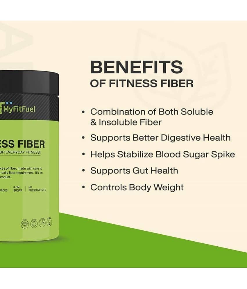 MyFitFuel Fitness Fiber, For Everyday Fiber Diet (125g, Unflavored) 125 gm Minerals Powder view 2