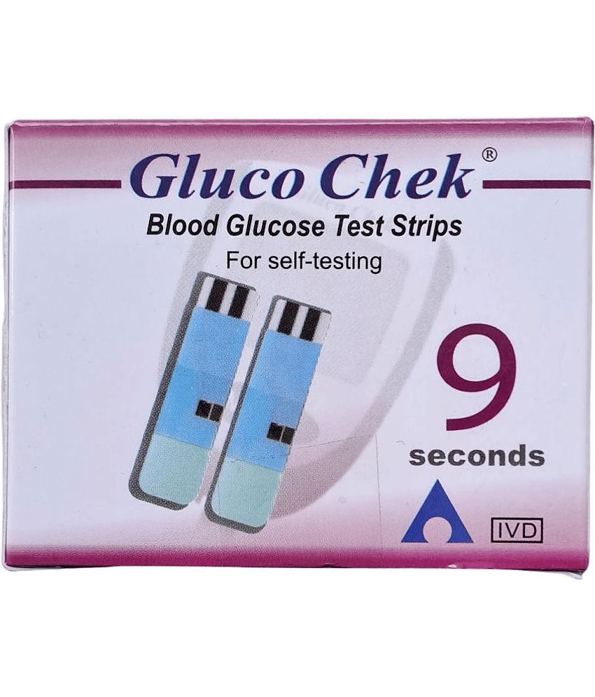 Gluco Chek Blood Glucose Test Strips - 50 Strips (Pack of 1) view 2