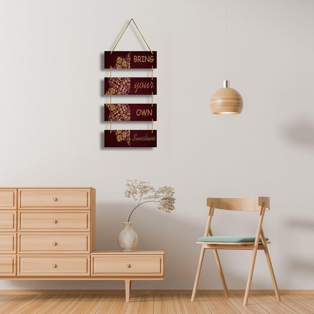 Wall Hangings for Home Decoration Items for Living Room Decor Welcome Home Wall Hanging for Home Office Decoration Handmade Craft Decorative Wall Art (WH2004) view 2