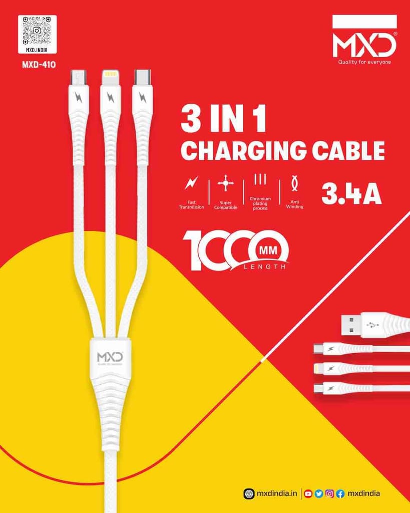 MXD 3IN1 CHARGING CABLE view 2