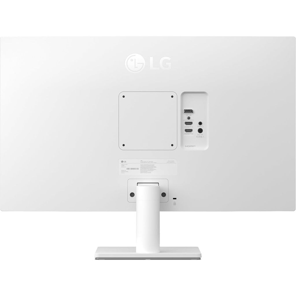 LG 27US500-W, 27 Inch Ultrafine Monitor, IPS, 4K UHD (3840x2160), 60Hz,HDR10 up to 90% DCI-P3 Color gamut, Borderless Design, Reader Mode, Flicker Safe, HDMI X 2, DisplayPort, Head Phone Out - White view 2