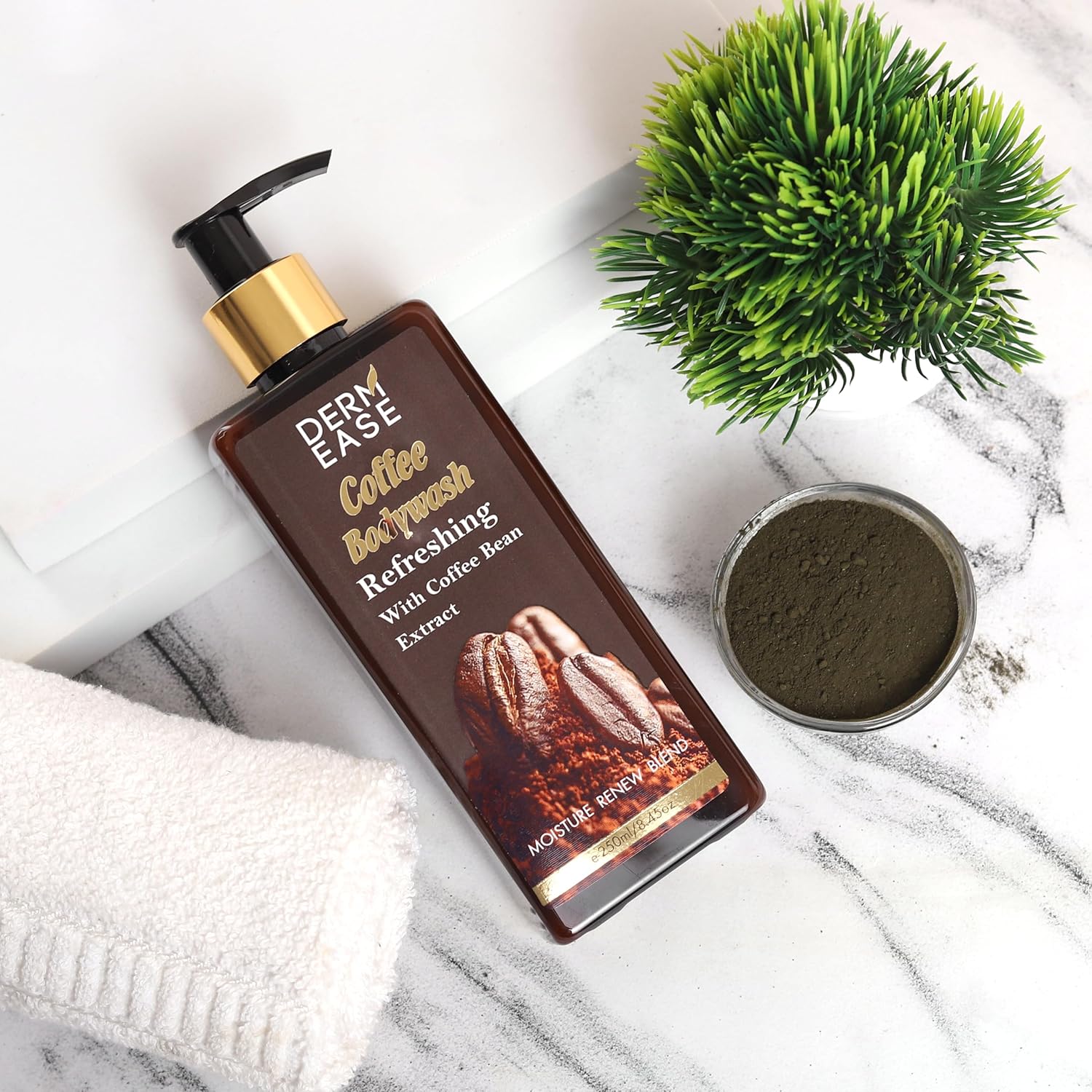 Dermease Coffee Body Wash for Tan Removal & Glow view 2