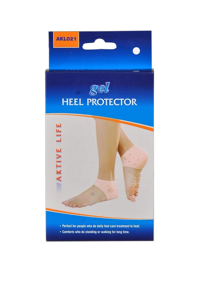 Aktive Life Gel Heel Protectors, Pink, 2 Piece view 2