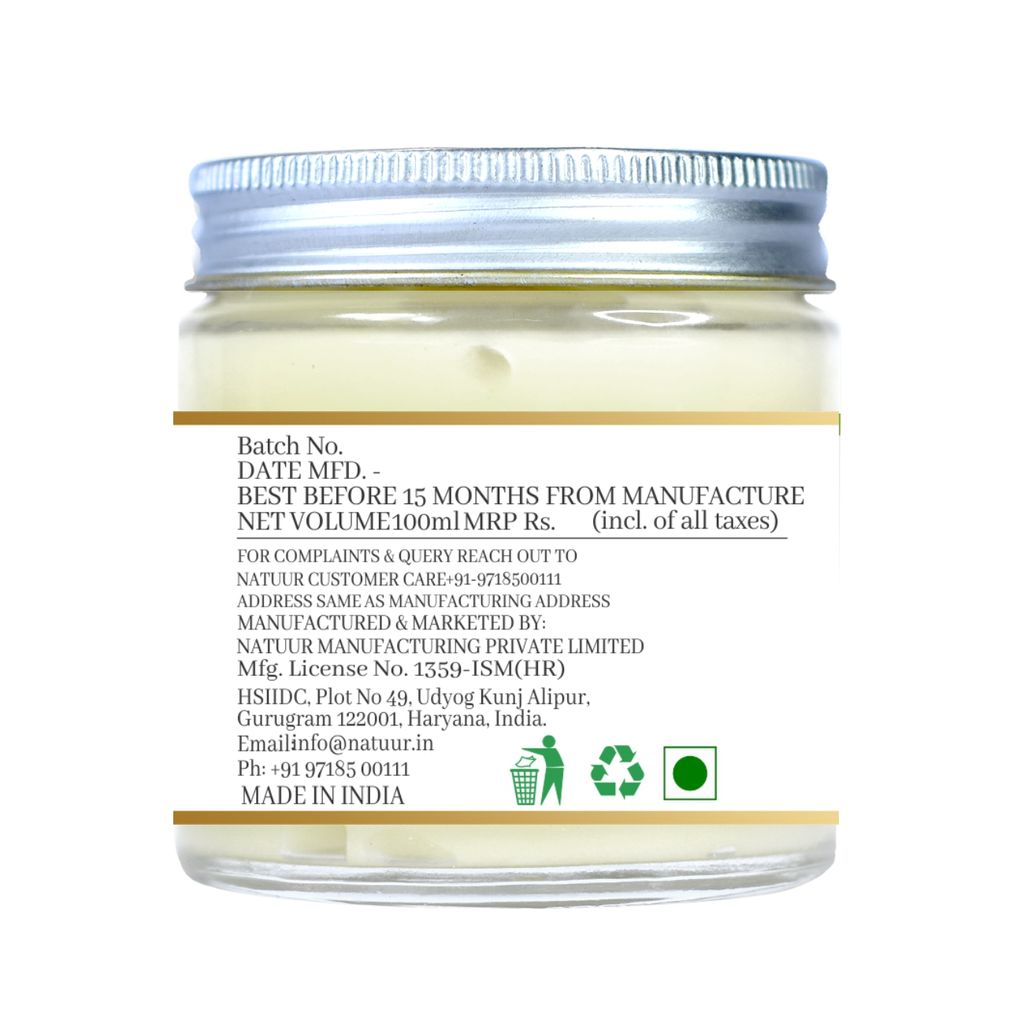Natuur SPF 50 Sunscreen with Hydrating Hyaluronic Acid-100ml | For Anti-tan and Radiant Skin | Apricot & Lavender Oils with Hyaluronic Acid For Intense Sun Protection, Hydration & Glow | Lightweight & Non-Greasy Formula view 2