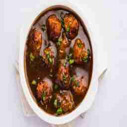 Salisbury lamb steak with mushroom