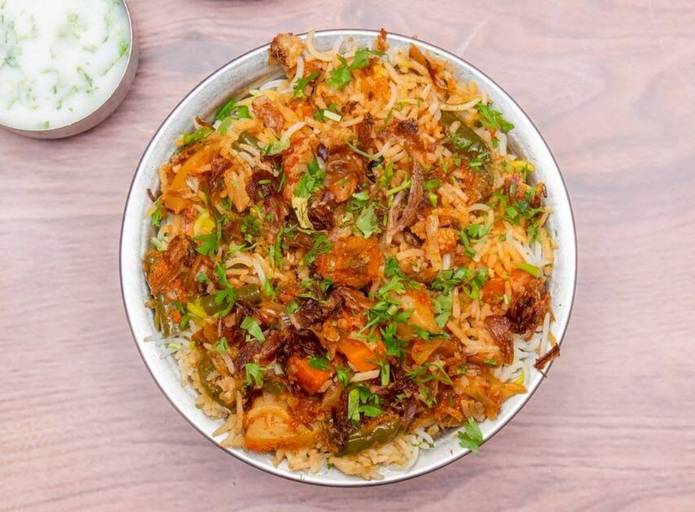 Veg biryani (half)