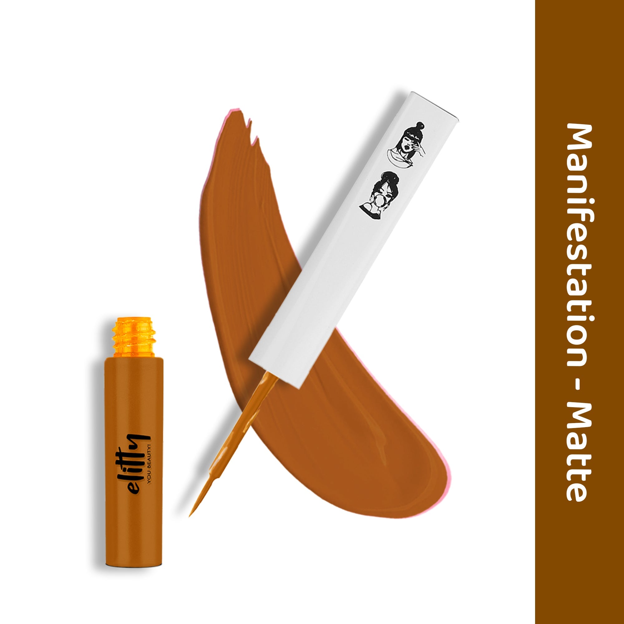Matte Pop Tan Orange Eyeliner view 2