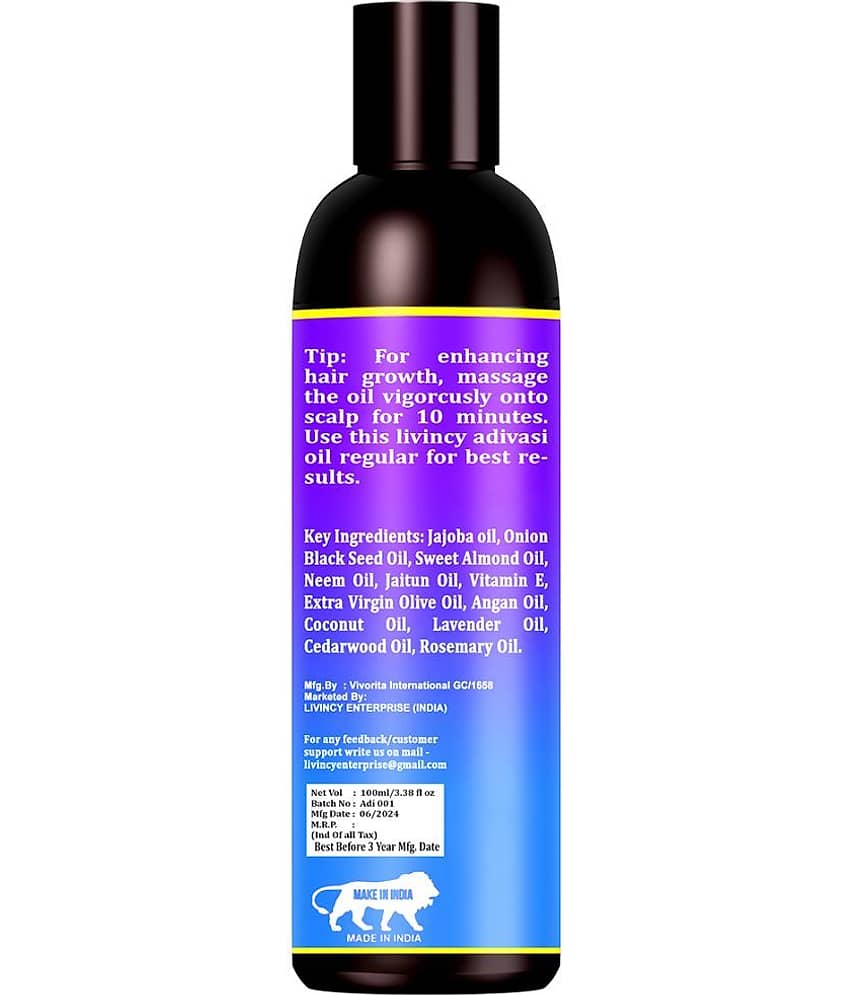 LIVINCY Volumizing Almond Oil 200 ml ( Pack of 2 ) view 2
