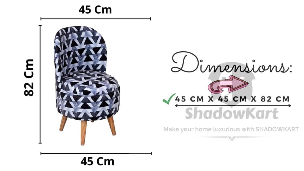 ShadowKart Ottoman Pouffes Sitting Mudda Puffy Stool for Living Room Dressing Table Pouf Round Footstool for Home Decor, Printed,18x18x32 Inch view 2
