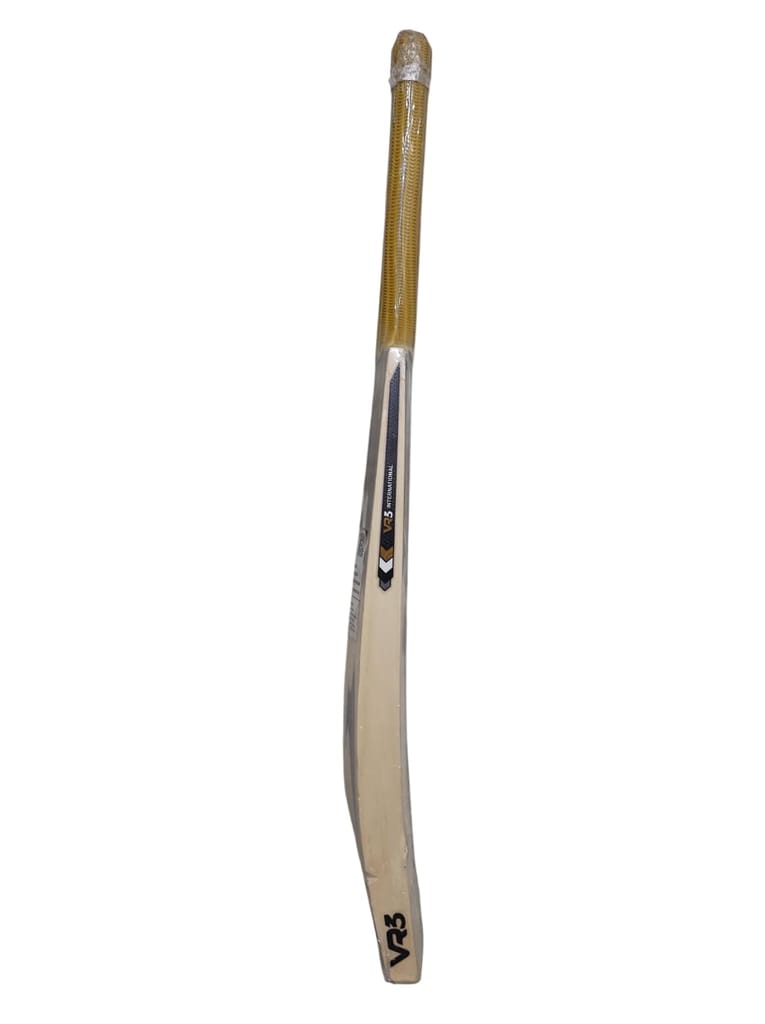 VR3 INTERNATIONAL | VR3 English Willow Cricket Bat, Grade A+ Professional, Natural Wood, 82.5 cm Length, 1200g view 2