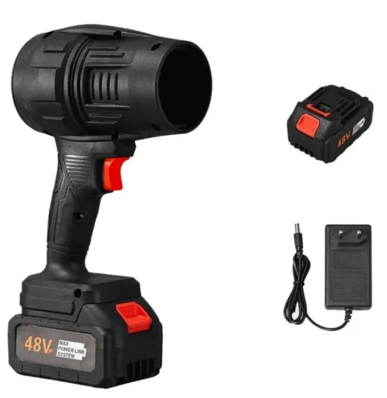 Electric Portable Air Jet Blower,Turbo Jet Blower Cordless 48V,Handheld High Powerful Blow Brushless Motor for Extra runtime,for Car,Home Cleaning Corner, Road Cleaning (Multicolour)
