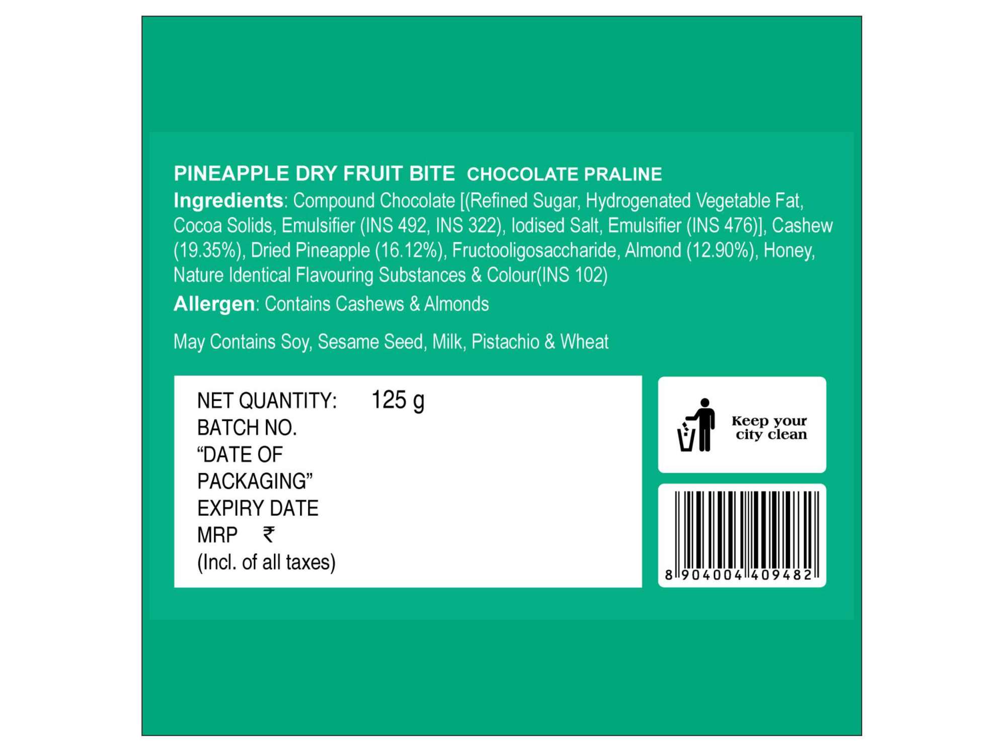 Haldiram's Pineapple Delights Packed Sweets - 125 Gm view 2