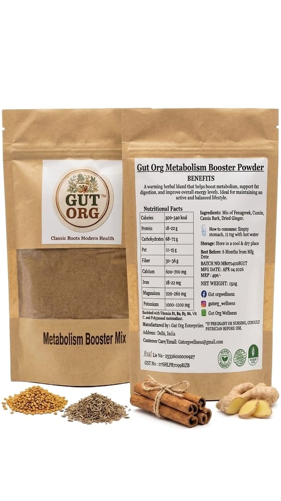 GUT ORG Metabolism Booster Powder - 150g