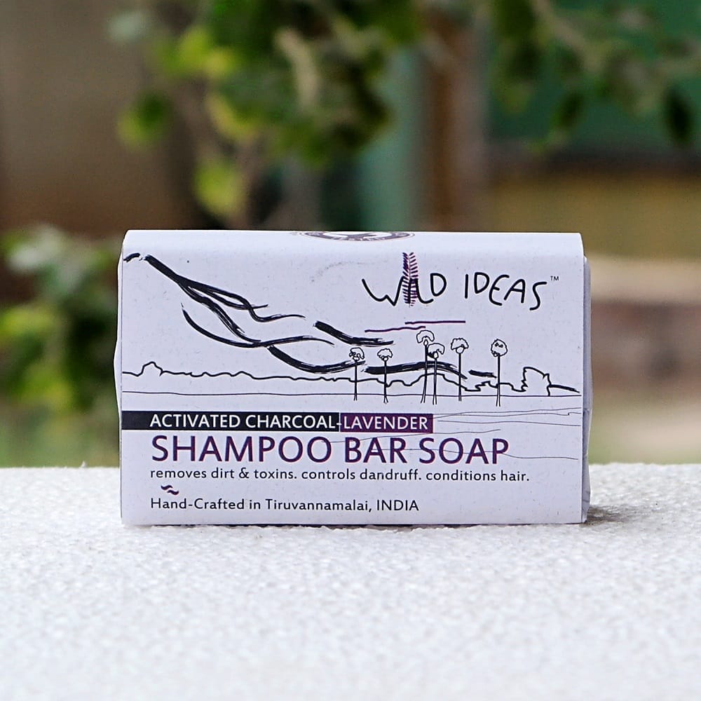 Wild Ideas Activated Charcoal & Lavender Shampoo Bar (Set of 4) view 2