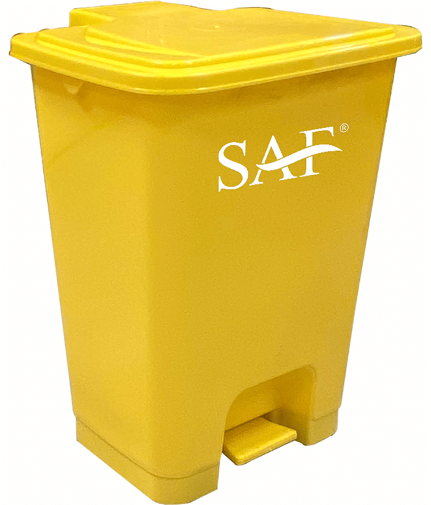SAF PLASTIC PEDAL BIN 30 LITERS for Office, Kitchen, Hospitals, Hotel, Restaurant, Farm House, Resort, Residence, Parking, Indoor or Outdoors. view 2
