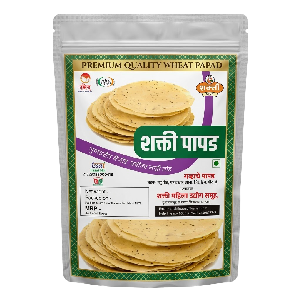 MAHASHAKTI PAPAD Wheat Papad 500g