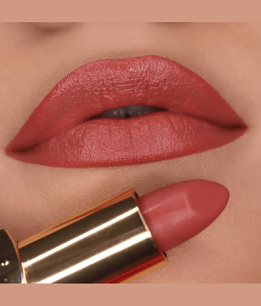 Iba Pure Lips Long Stay Matte Lipstick M17 Apricot Blush, 4g , Highly Pigmentated Long Lasting, (Pack of 1) view 2