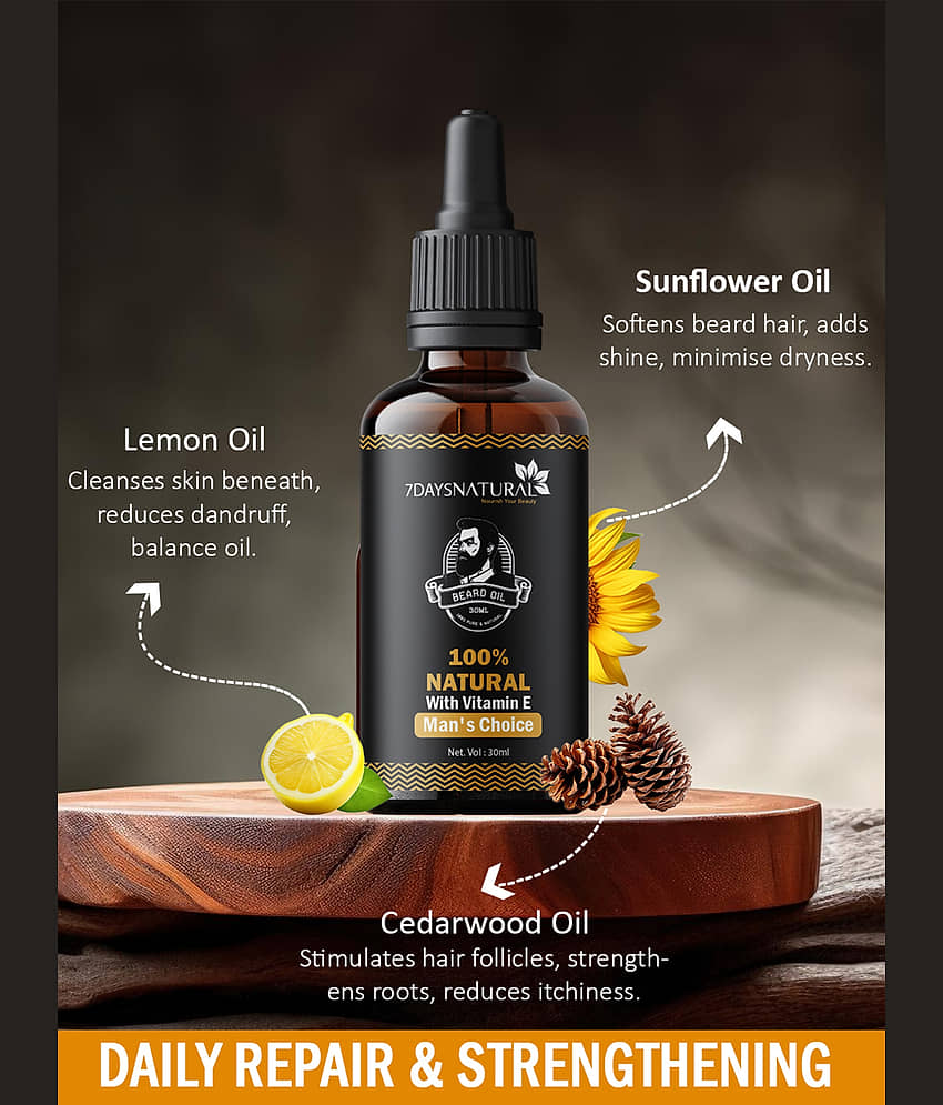 7 days Argan Oil Promotes Beard Growth Beard Oil 30 ml view 2