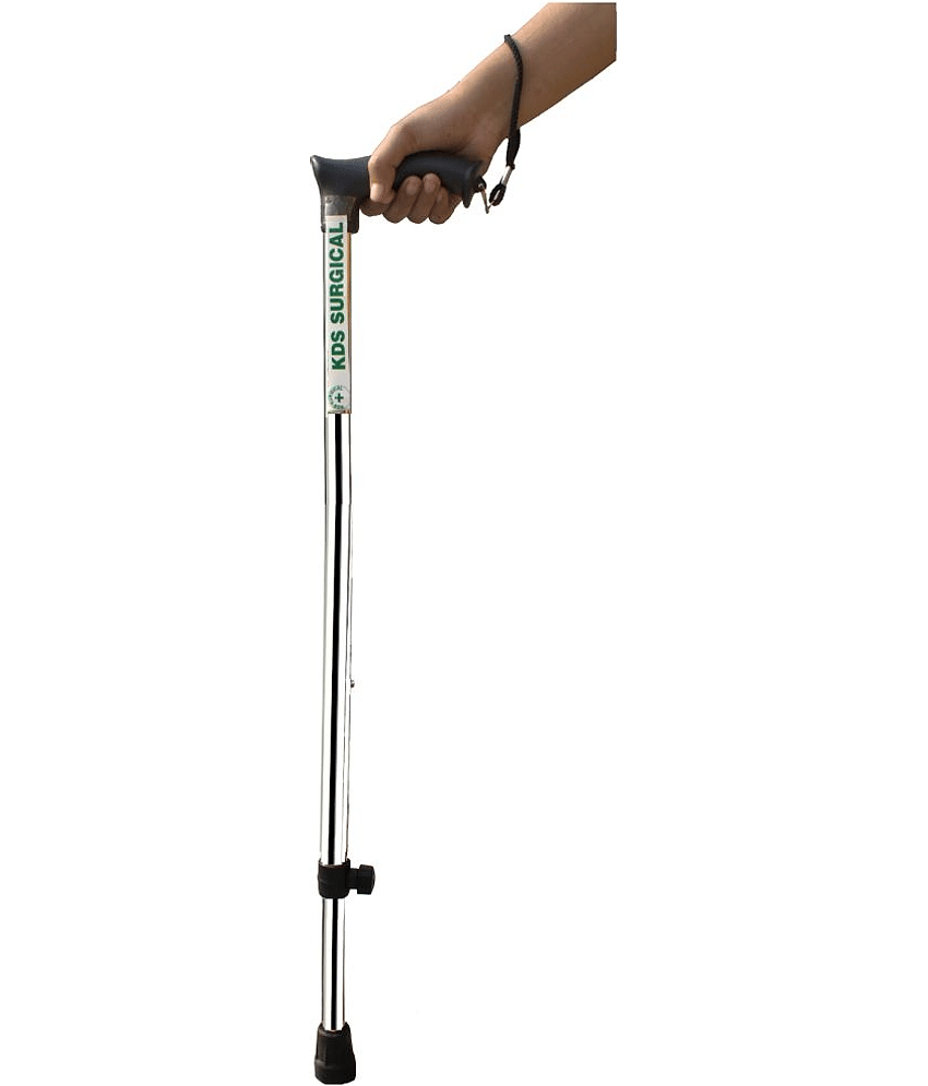 KDS SURGICAL 1 Leg L Shape Steel Walking Sticks view 2