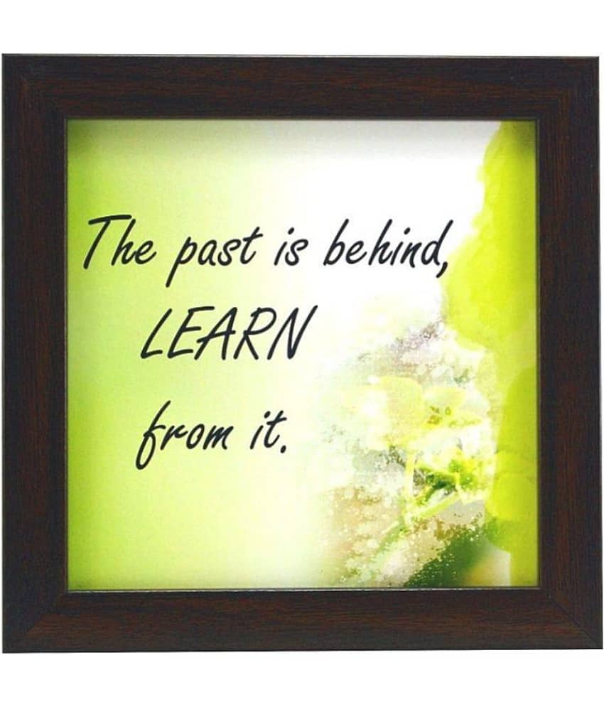 Indianara motivational Synthetic Painting With Frame view 2