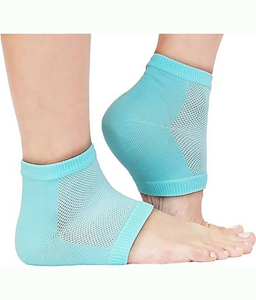 Shopepro Silicone Gel Heel Socks for Cracked Heel, Pain Relief, Foot Care for Men and Women (1 Pair) view 2