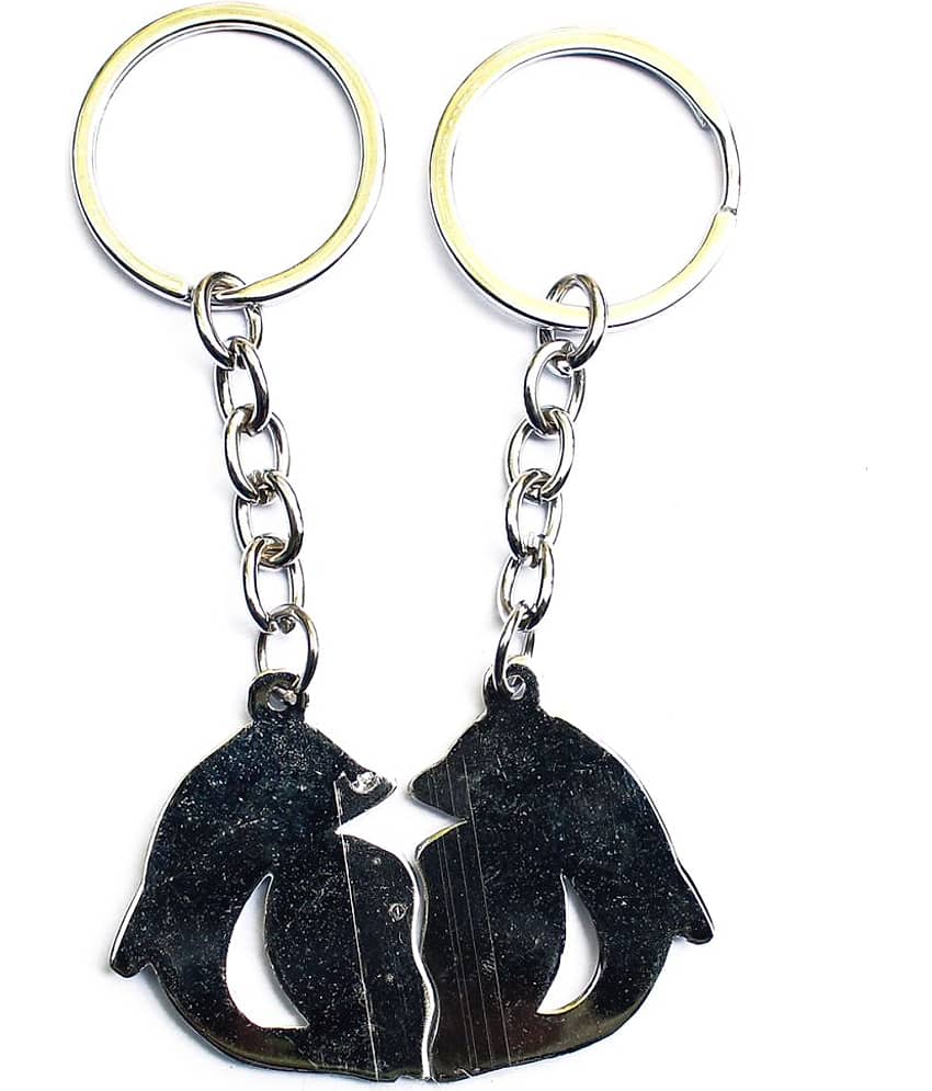 La Belleza - Multicolor Men's Decorative Keychain ( Pack of 2 ) view 2