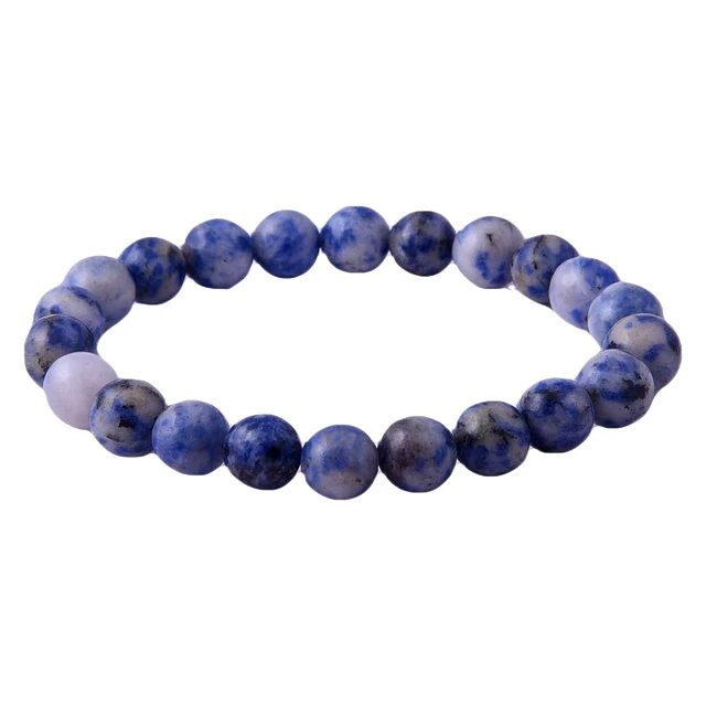 Sodalite Bracelet Healing and Vastu, Meditation, Protection Stylish Bracelet for Girls/Boys/Women(KI_130) by Krishna Impex view 2
