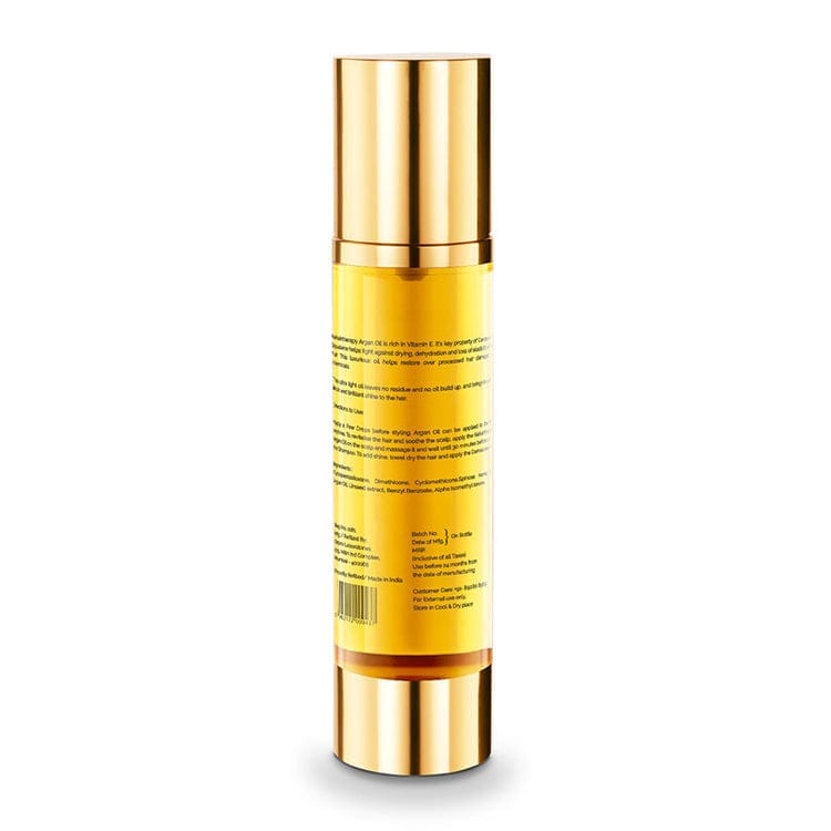 Pure Organic Argan Oil Hair Serum | With Vitamin E for Frizz Control & Natural Shine | Aromatherapy Treatment | Sulfate-Free, Paraben-Free | 50ml view 2