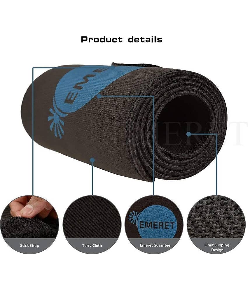 Emeret Premium Waist Trimmer Belt for Men & Women Swea.t Sauna for Faster Water Loss Workout Slimming Body Shaper Sauna Exercise view 2