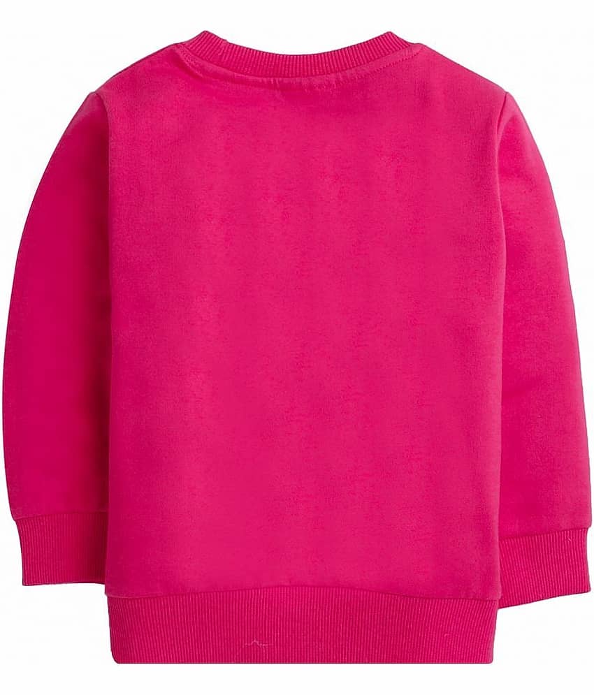BUMZEE Pink Girls Full Sleeves Sweatshirt Age - 12-18 Months view 2