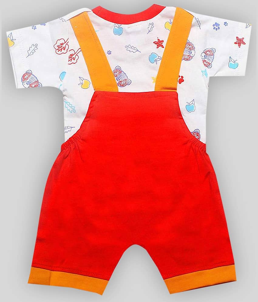 INFANT Pack of 1 Unisex for Baby Cotton Bodysuit ( Multi Color ) view 2