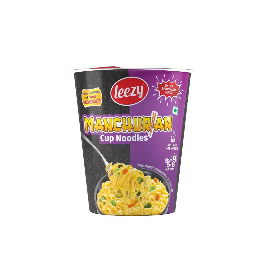 Leezy Cup noodles combo Italino + Manchow +Mazedar masala + Chilli cup noodles pack of 8 cup noodle view 2