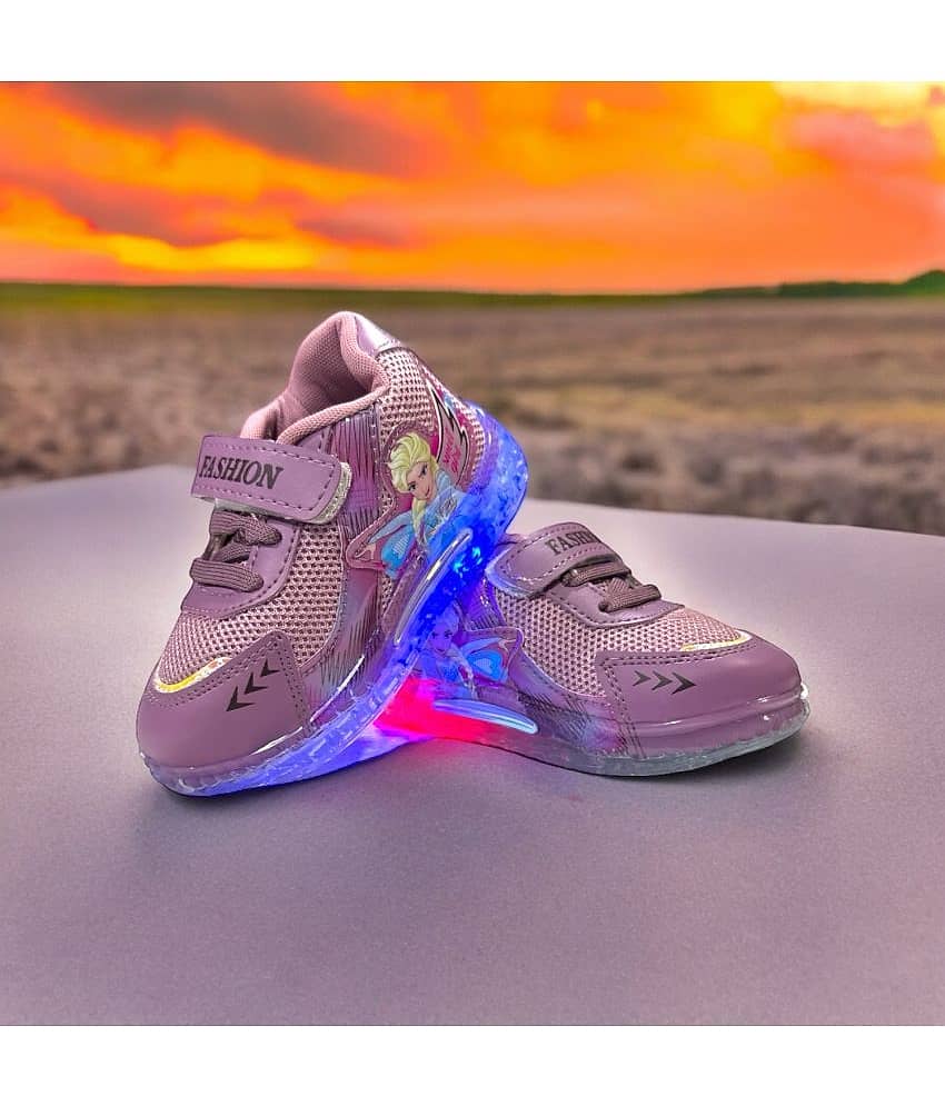 GLOBIN - Purple Boy's LED Shoes ( 1 Pair ) view 2