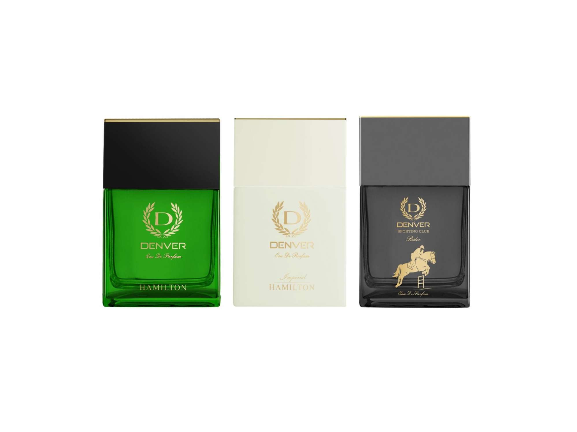 Denver Pack of 3 (Hamilton, Imperial, Rider Perfume) - 70ml Each