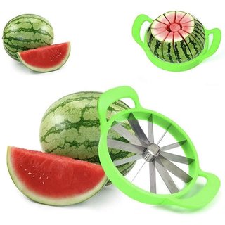 Mugdha Enterprise Watermelon Cutter Slicer Steel Fruit Perfect Corer Slicer Kitchen Tools pack of1 view 2