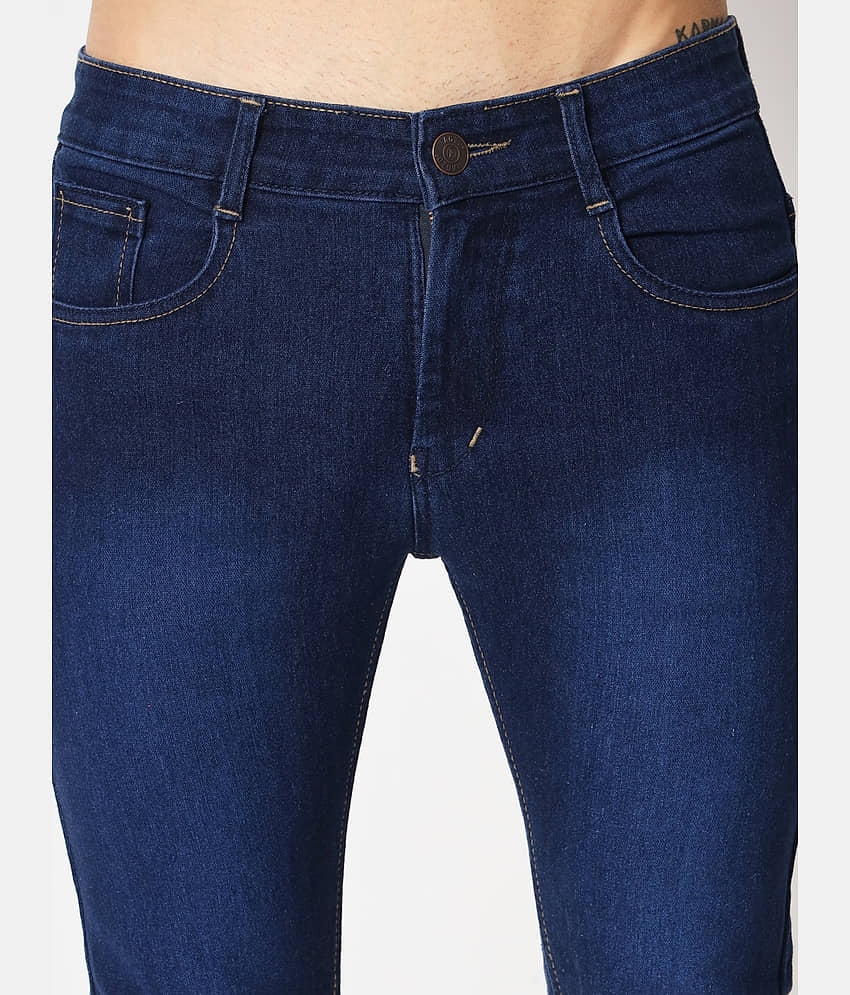 RAGZO - Dark Blue Denim Slim Fit Men's Jeans ( Pack of 1 ) view 2