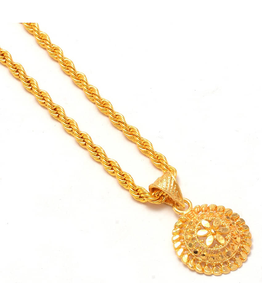 Jewarhaat - Golden Pendant ( Pack of 1 ) view 2