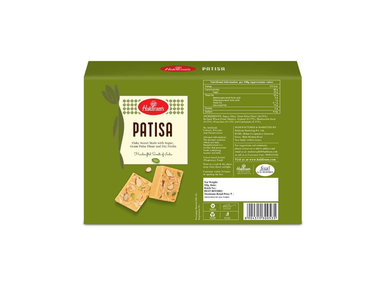 Haldiram's Veg Patisa - 400 Gm view 2