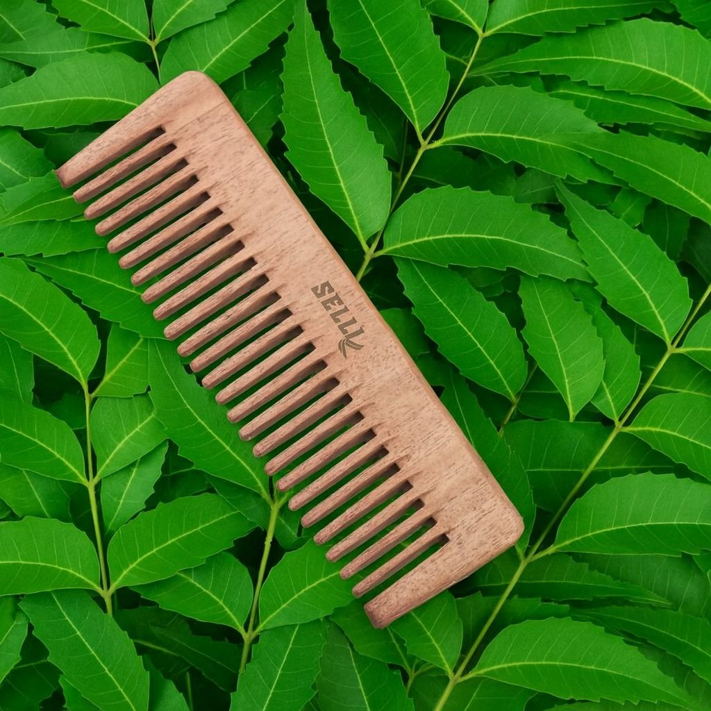 Neem Wood Pocket comb view 2